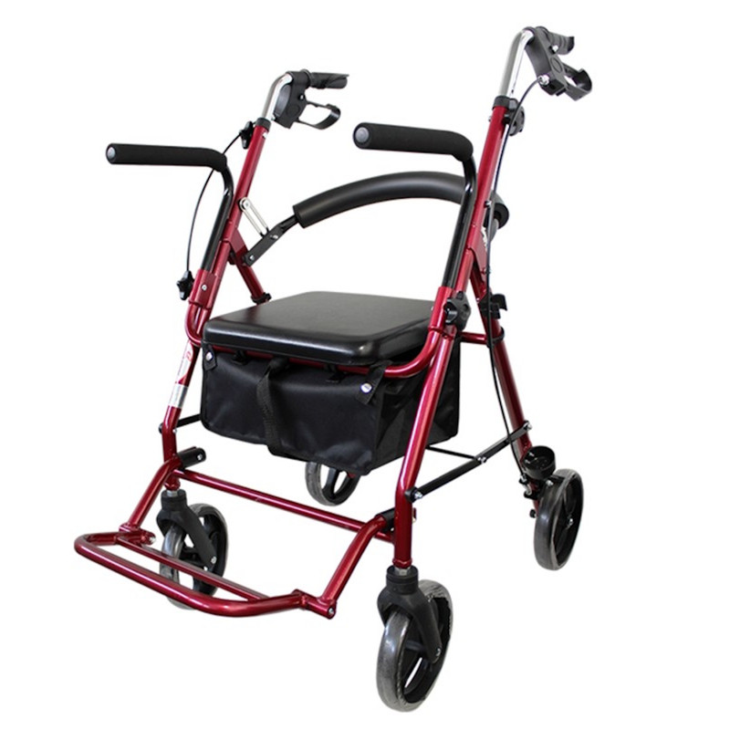 Andadera Rollator Altura Ajustable C/descansapies Speedy