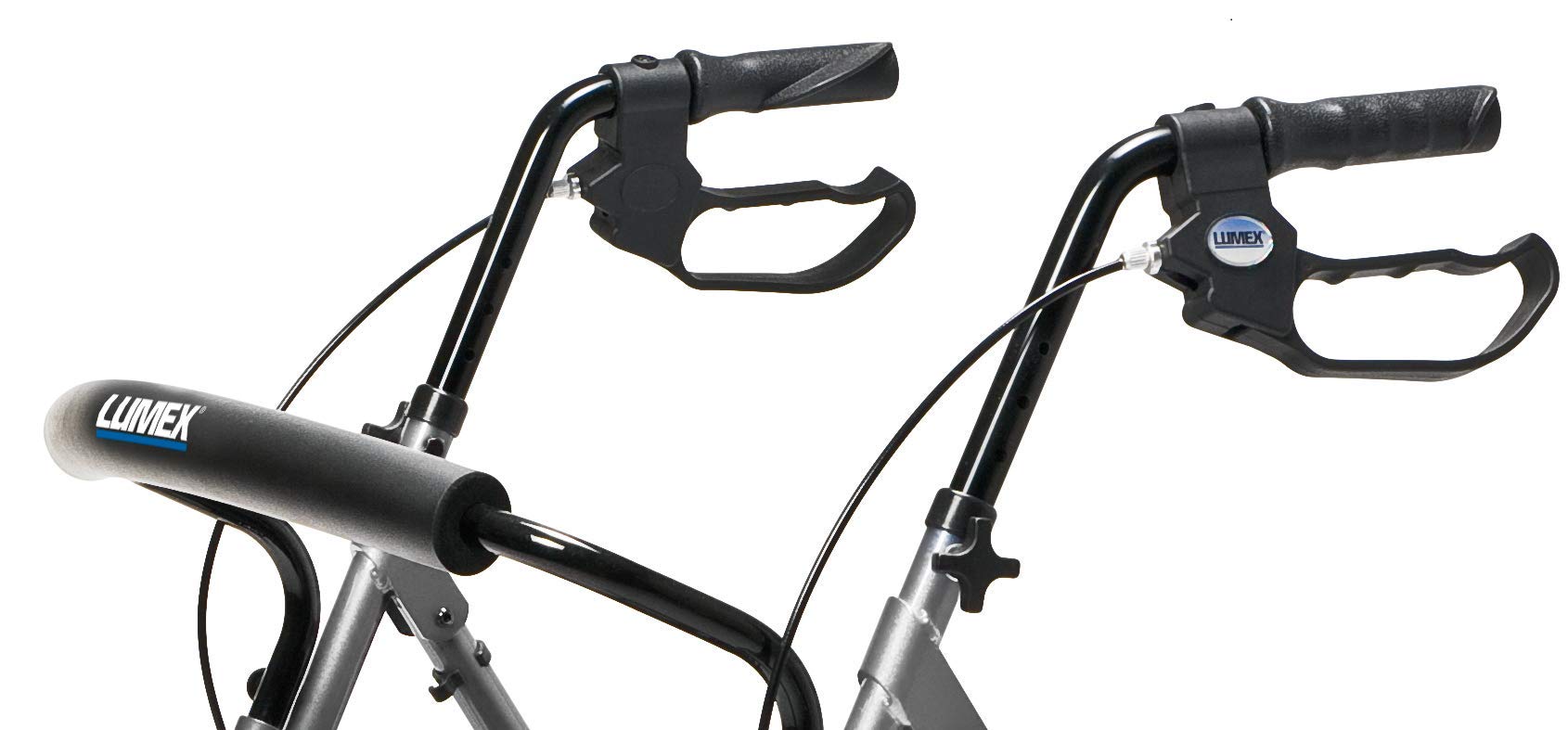 Foto 3 pulgar | Rollator Lumex Set N' Go Wide, Ajustable En Altura, Plateado - Venta Internacional.