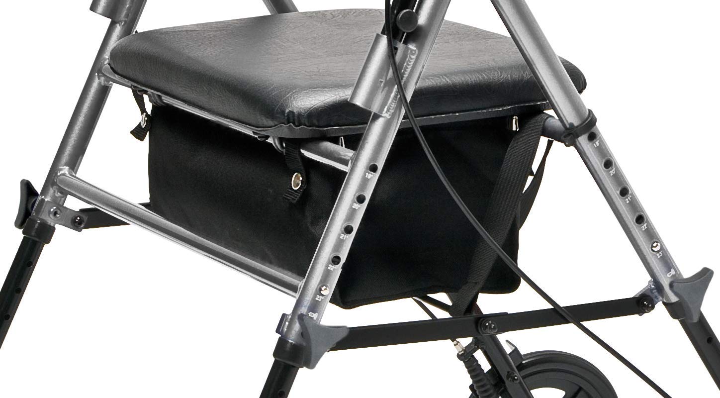 Foto 4 pulgar | Rollator Lumex Set N' Go Wide, Ajustable En Altura, Plateado - Venta Internacional.
