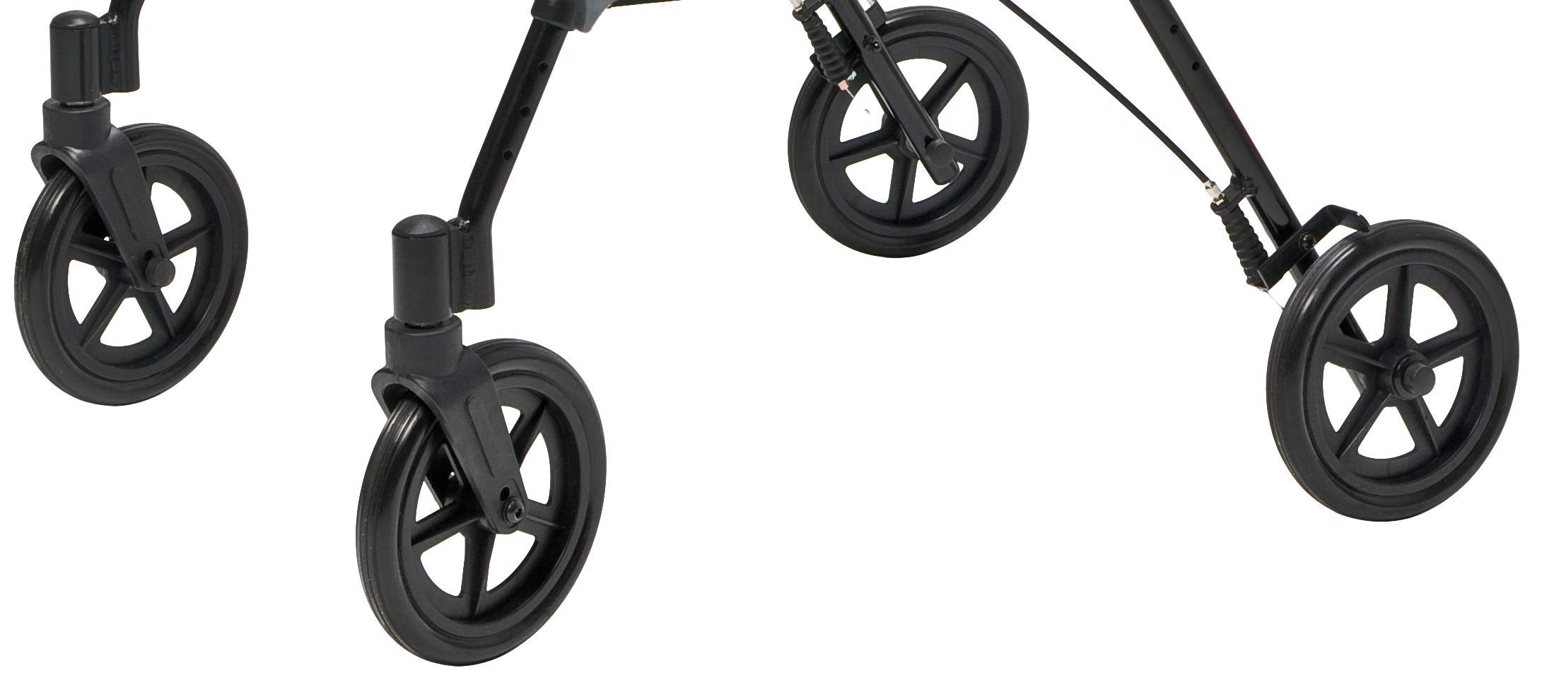 Foto 4 | Rollator Lumex Set N' Go Wide, Ajustable En Altura, Plateado - Venta Internacional.