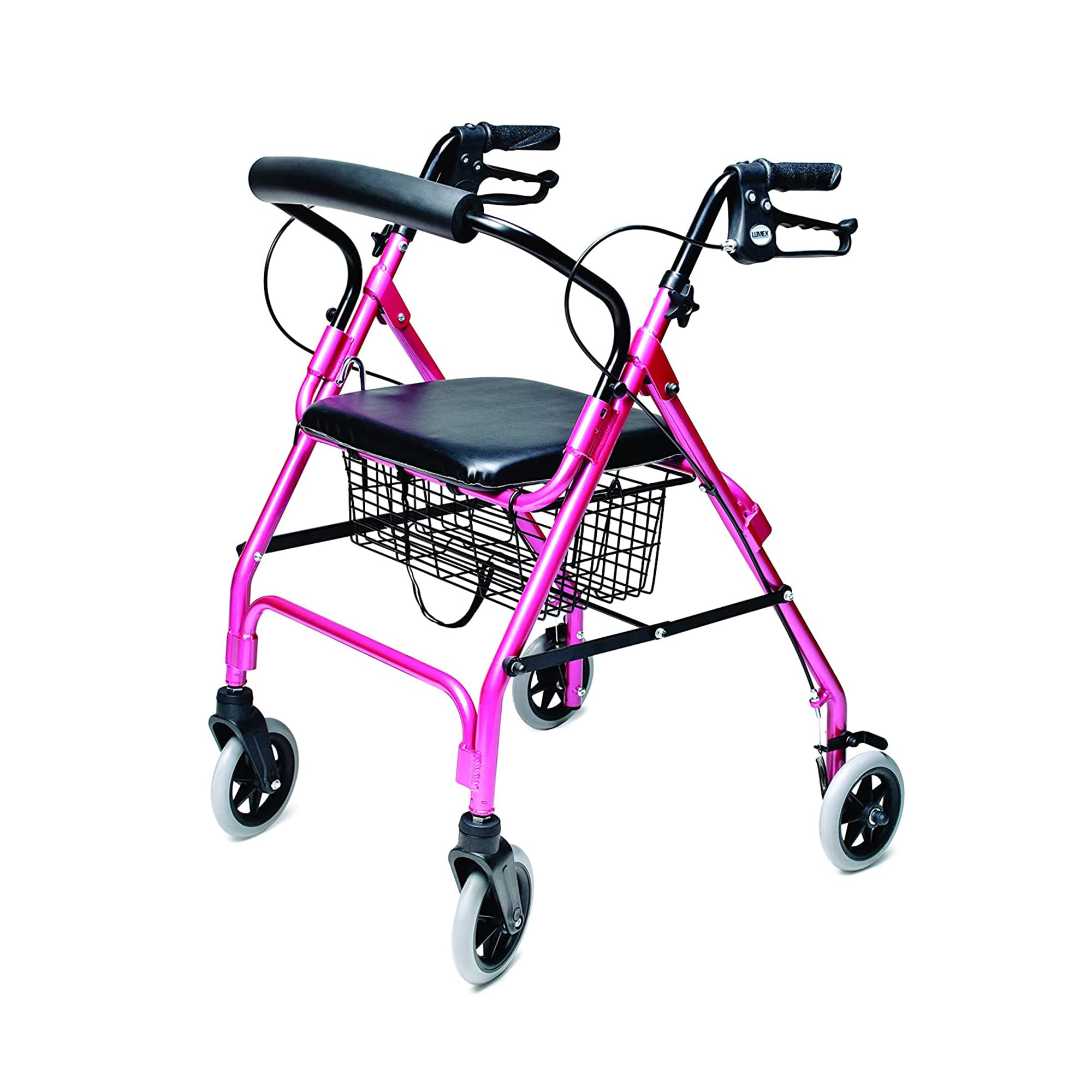 Foto 2 pulgar | Rollator Lumex Walkabout Lite, Ligero, 6,6 Kg, Con Asiento, Color Rosa - Venta Internacional.
