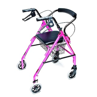 Foto 5 | Rollator Lumex Walkabout Lite, Ligero, 6,6 Kg, Con Asiento, Color Rosa - Venta Internacional.