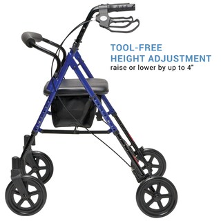 Foto 2 | Rollator Graham-field Rj4718b Lumex Set N' Go Wide Blue - Venta Internacional.