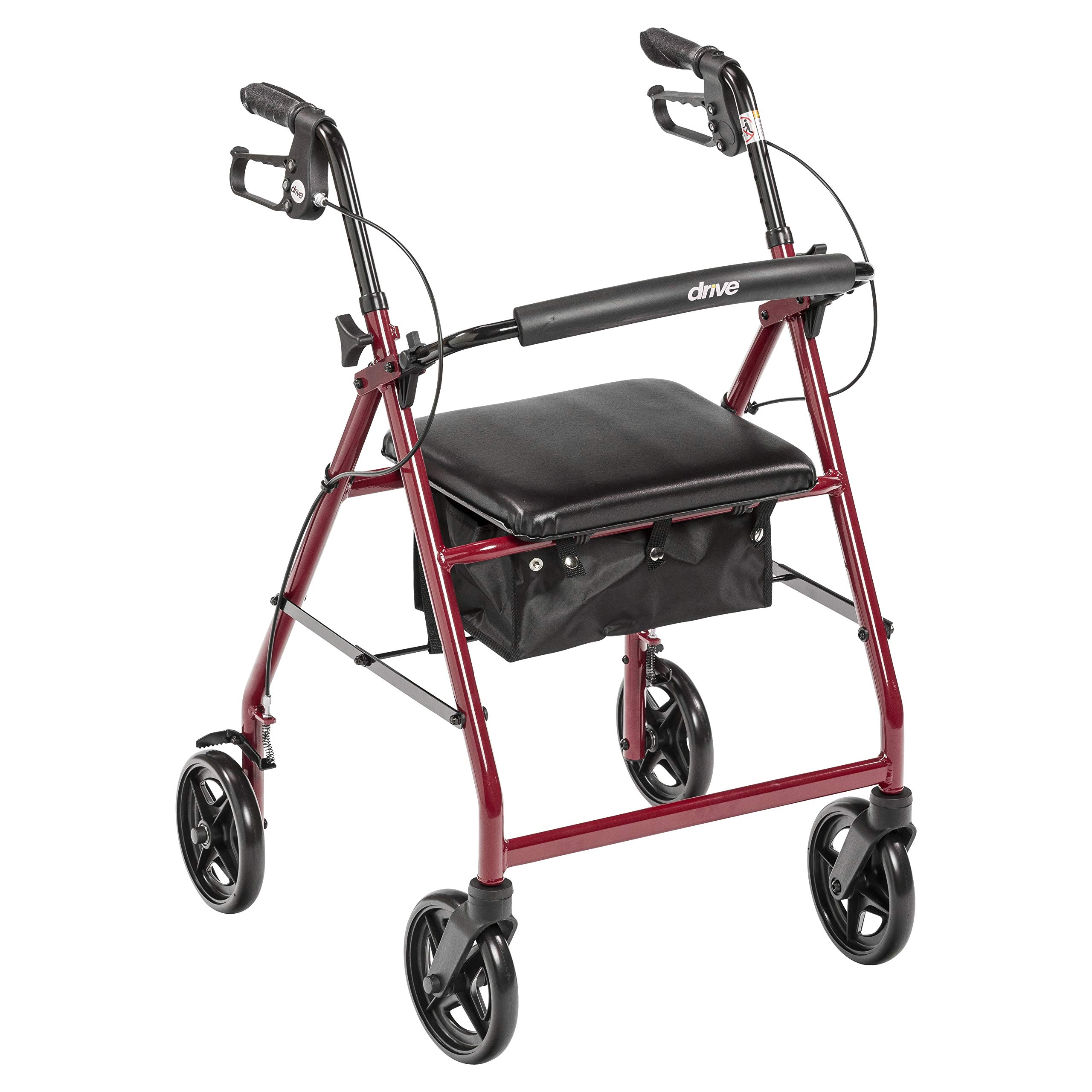 Foto 1 | Rollator Drive Medical De Aluminio Plegable Con Respaldo - Venta Internacional.