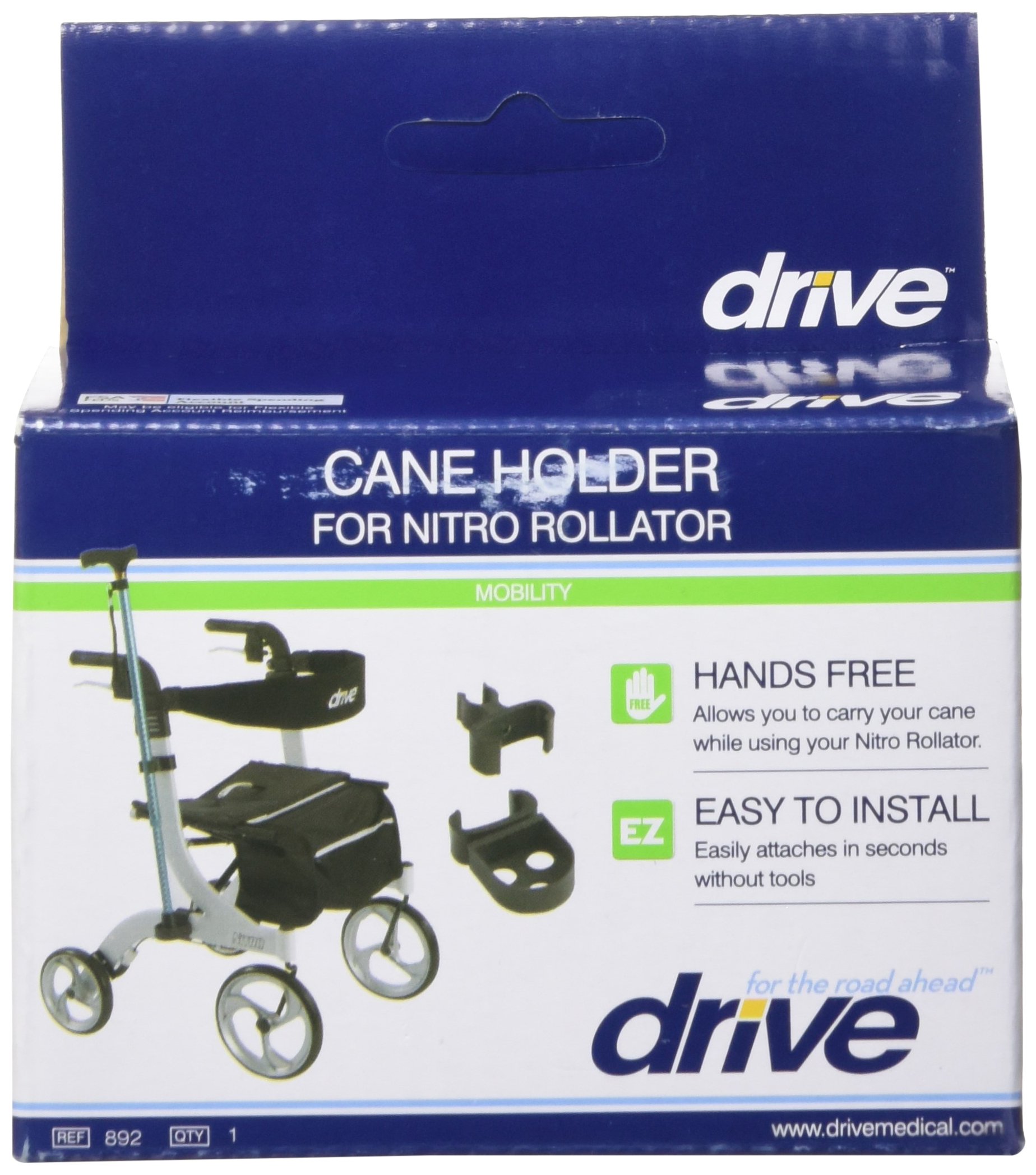 Foto 2 | Soporte Para Bastones Drive Medical 892 Nitro Para Patines Nitro, Color Negro - Venta Internacional.