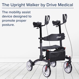 Foto 2 | Upright Walker Drive Medical Elevate Gris Con Asiento - Venta Internacional.