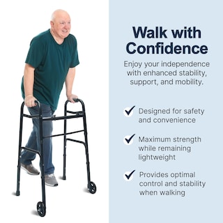Foto 2 | Walker Lumex Colorselect Para Adultos Enrollable Y Plegable, Color Negro - Venta Internacional.