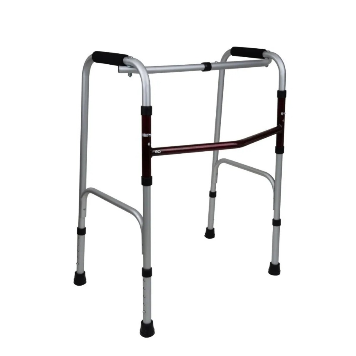 Andadera Plegable De Aluminio Reciproca 2 En 1 Ortopedica Eo Safe Imports Esi-19150 Plata