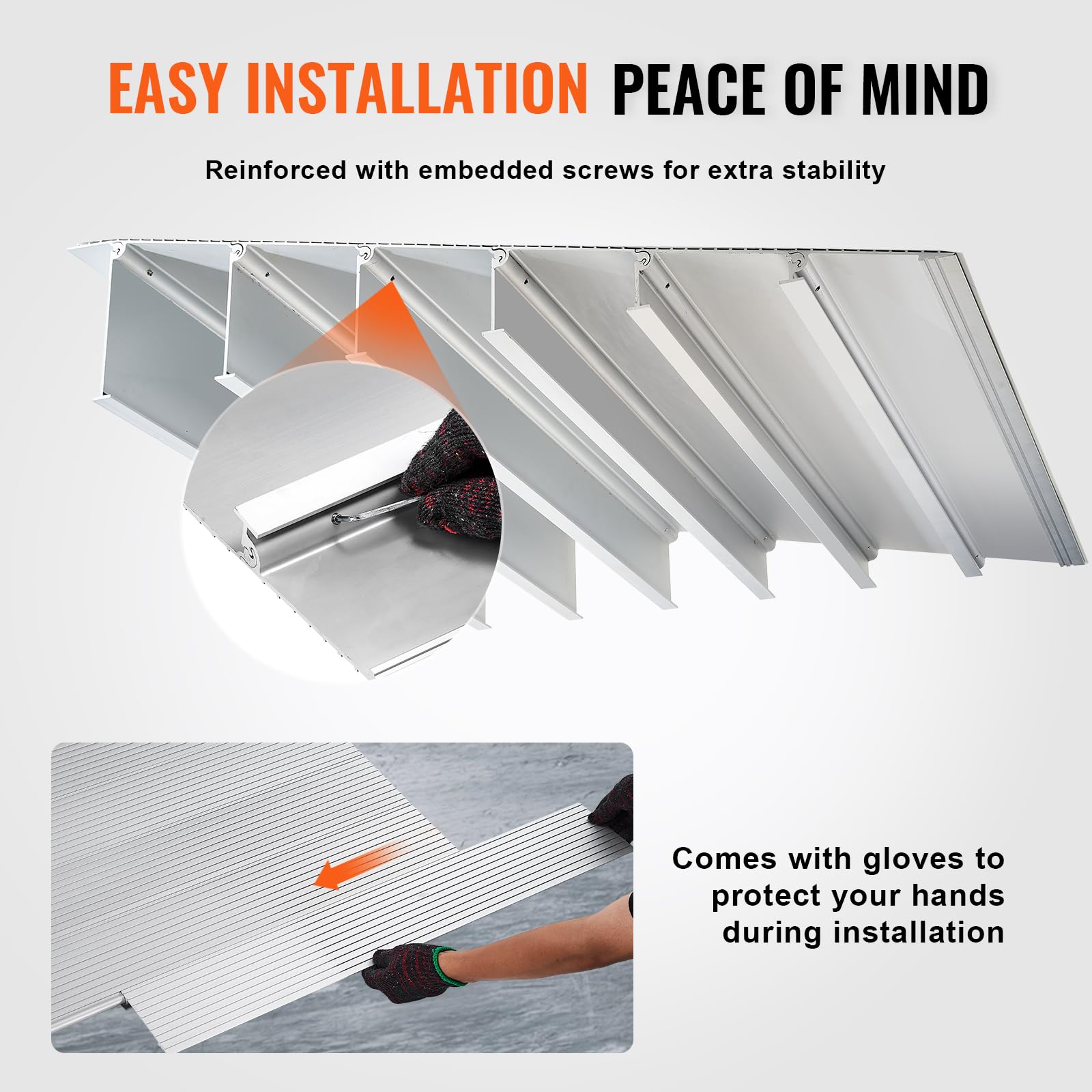 Foto 4 pulgar | Rampa De Umbral Para Puerta Vevor 3 Rise, Aluminio, Capacidad De 360 Kg - Venta Internacional.