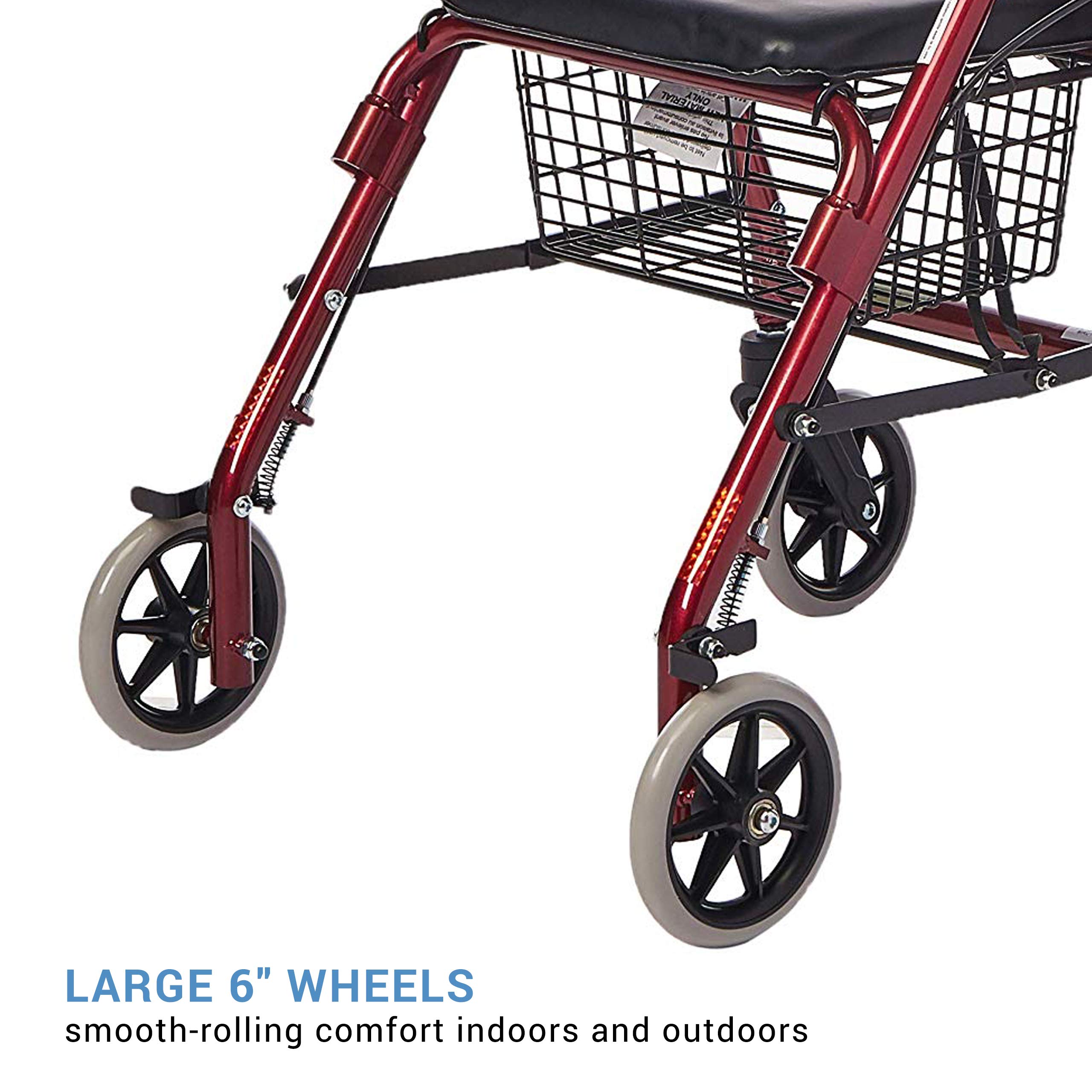 Foto 6 pulgar | Rollator Lumex Walkabout Junior Narrow Con Asiento Para Personas Mayores - Venta Internacional.