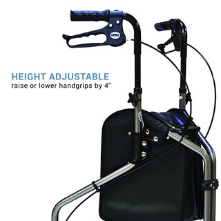 Foto 7 | Walker Lumex, Plegable Y Liviano En 3 Ruedas, Para Personas Mayores - Venta Internacional.
