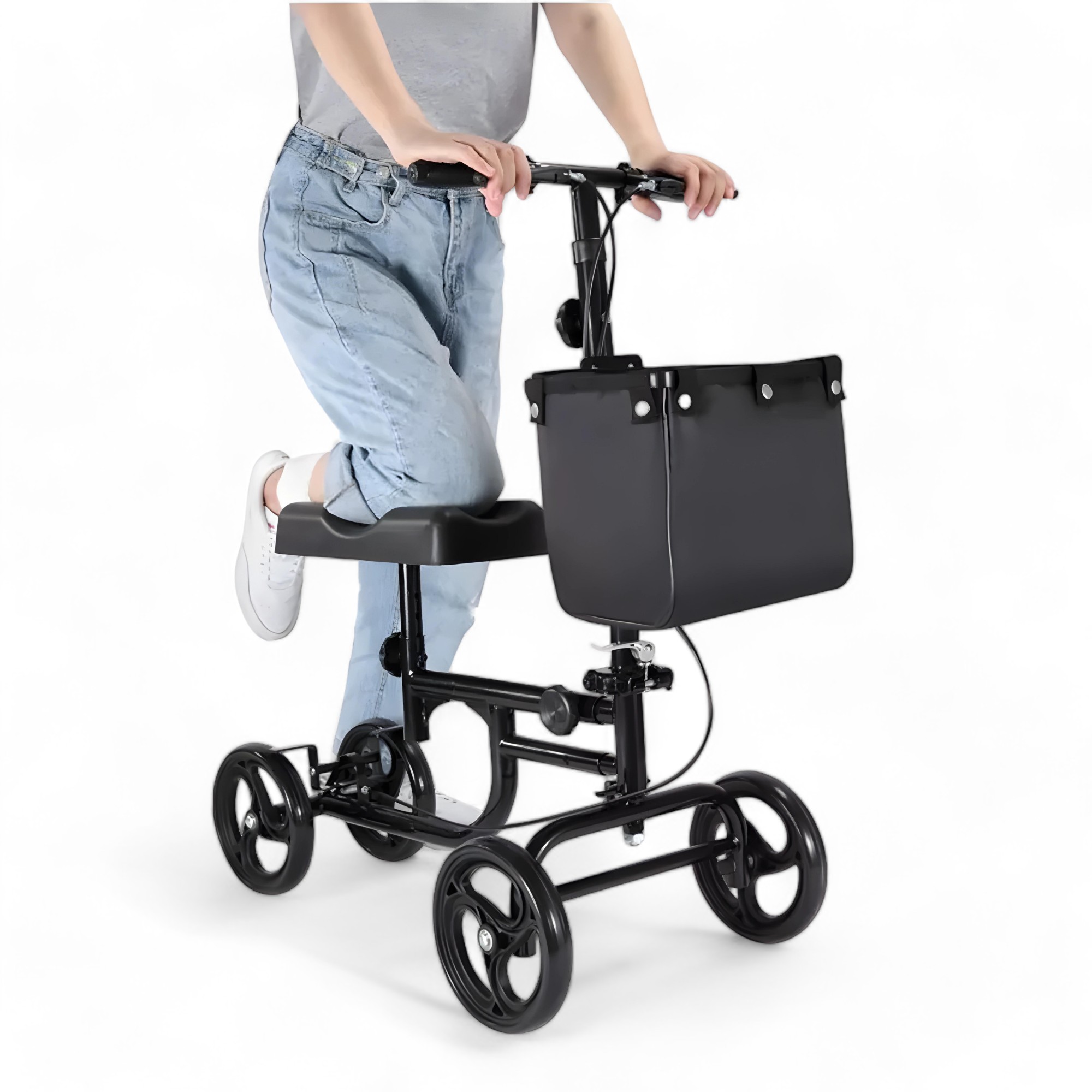 Foto 1 | Andadera Ortopedica Con Ruedas Para Apoyar La Rodilla Delux Con Bolsa | Plegable