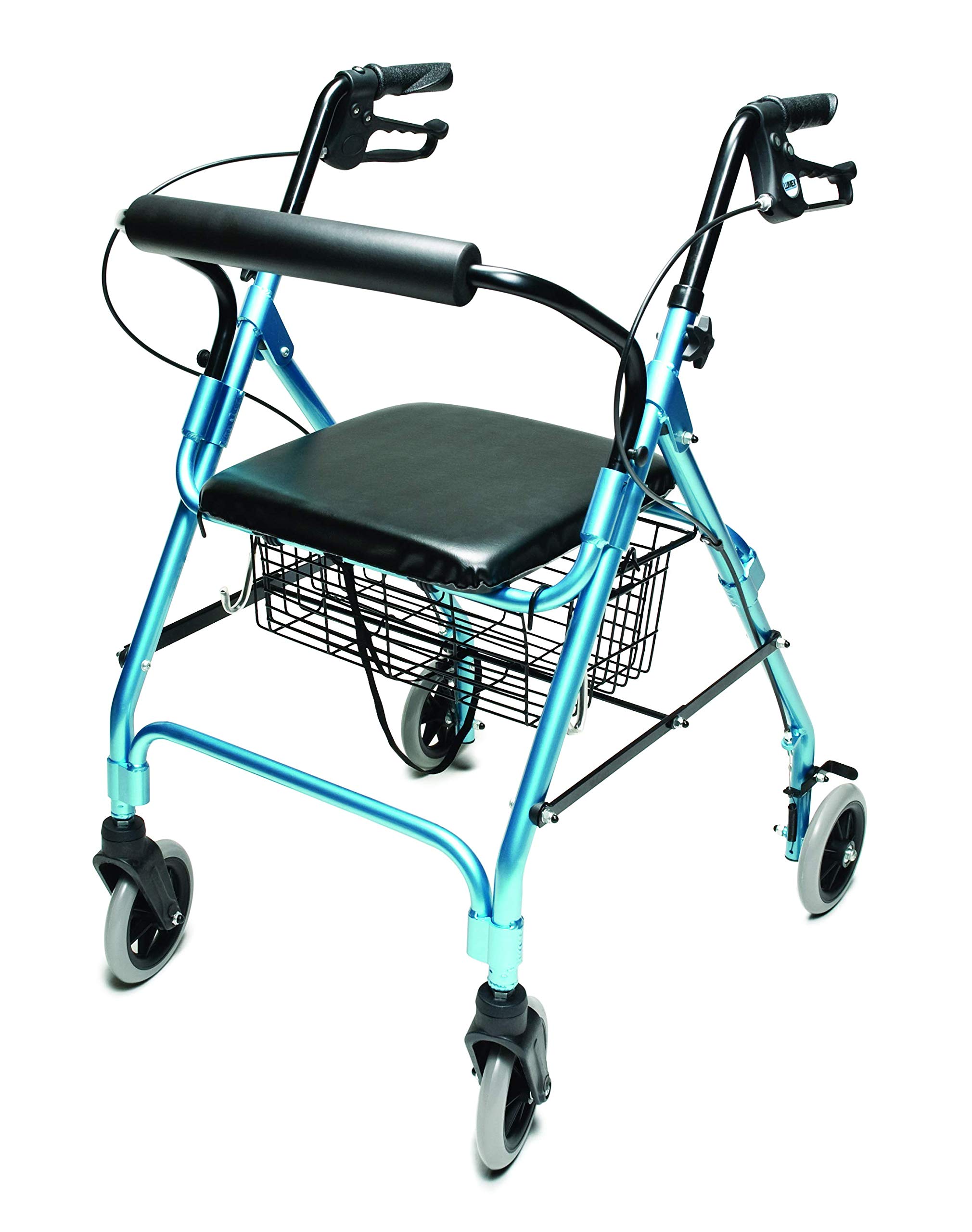 Foto 2 pulgar | Rollator Lumex Walkabout Lite Ligero De 6,6 Kg Con Asiento Aqua - Venta Internacional.