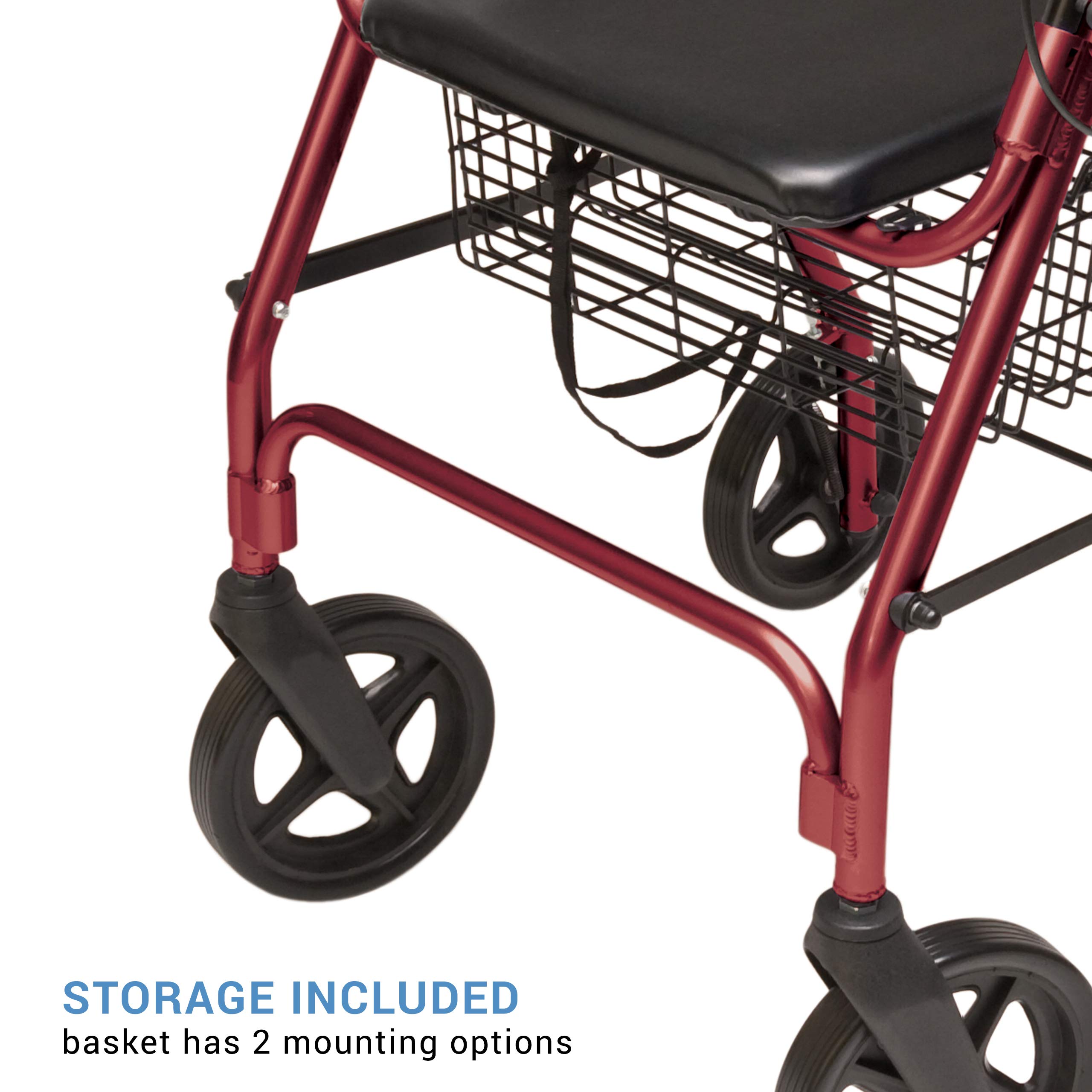 Foto 4 pulgar | Rollator Graham-field Rj4805r Lumex Walkabout Contour Rojo - Venta Internacional.