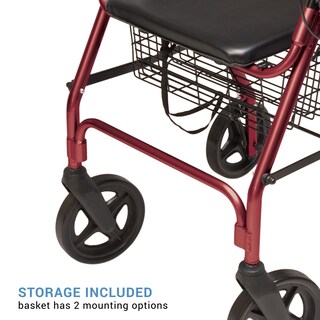 Foto 3 | Rollator Graham-field Rj4805r Lumex Walkabout Contour Rojo - Venta Internacional.