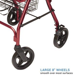 Foto 4 | Rollator Graham-field Rj4805r Lumex Walkabout Contour Rojo - Venta Internacional.