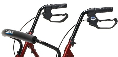 Foto 2 | Rollator Lumex Set N' Go Wide, Regulable En Altura, Color Burdeos - Venta Internacional.