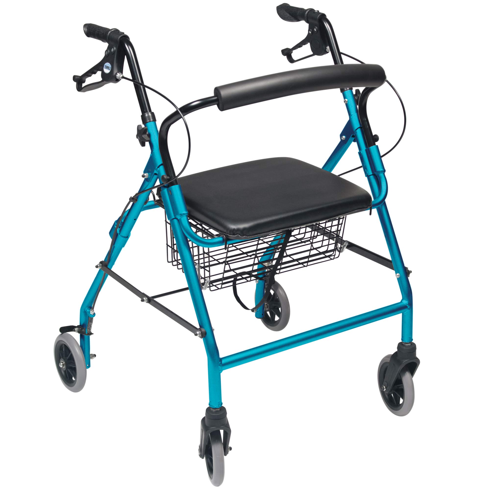 Foto 3 pulgar | Rollator Lumex Walkabout Wide Con Asiento De 15.5 Pulgadas Aqua Rj4318aq - Venta Internacional.