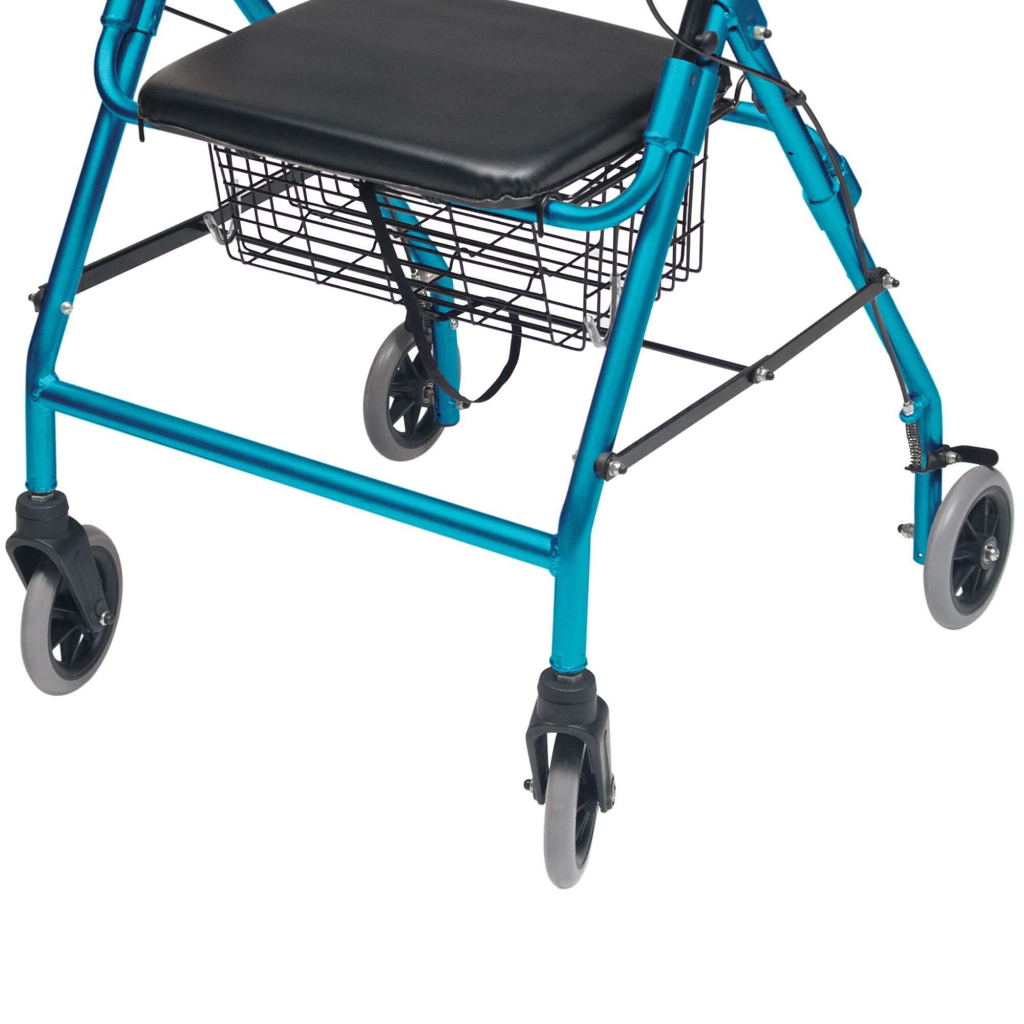 Foto 5 pulgar | Rollator Lumex Walkabout Wide Con Asiento De 15.5 Pulgadas Aqua Rj4318aq - Venta Internacional.