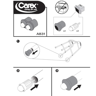 Foto 4 | Walker Auto Glides Carex Para Personas Mayores Y Adultos, Ajuste Universal - Venta Internacional.