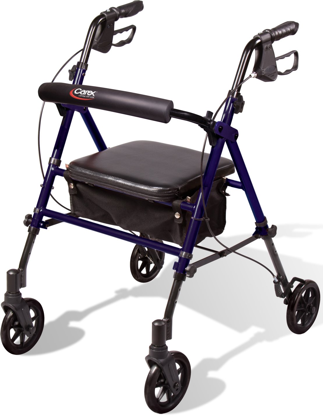 Foto 2 pulgar | Rollator Walker Carex Step 'n Rest De Aluminio Con Asiento De 250 Libras - Venta Internacional.