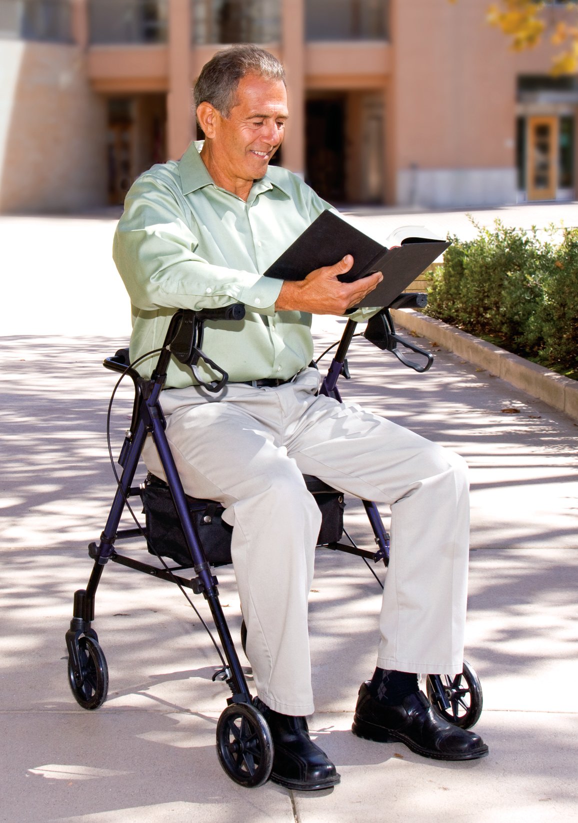Foto 7 pulgar | Rollator Walker Carex Step 'n Rest De Aluminio Con Asiento De 250 Libras - Venta Internacional.
