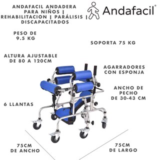 Foto 3 | Andadera para Niños Andafacil Rehabilitación