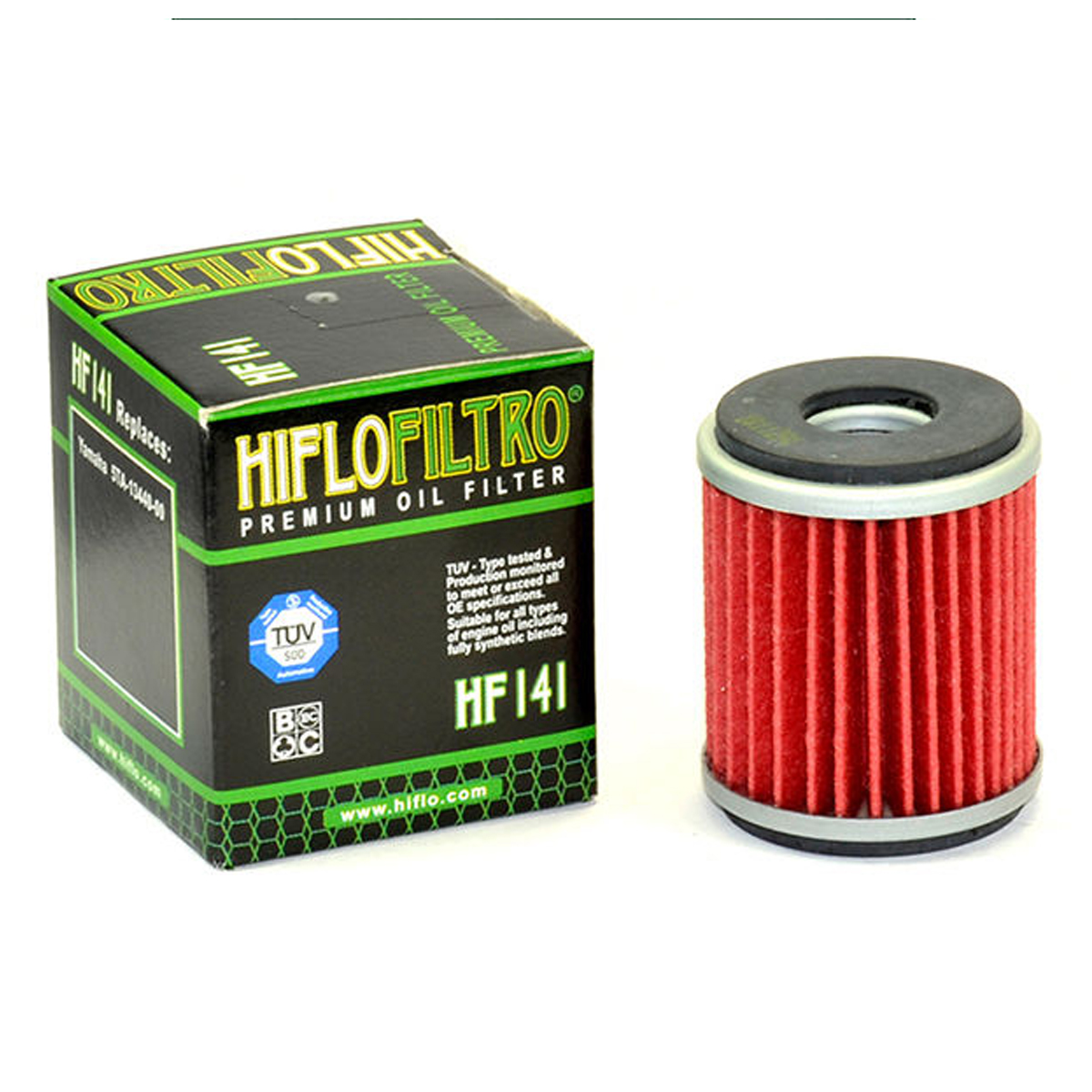 Foto 2 pulgar | Filtro de Aceite para Moto Hiflofiltro Hf-141 Enduro color Rojo