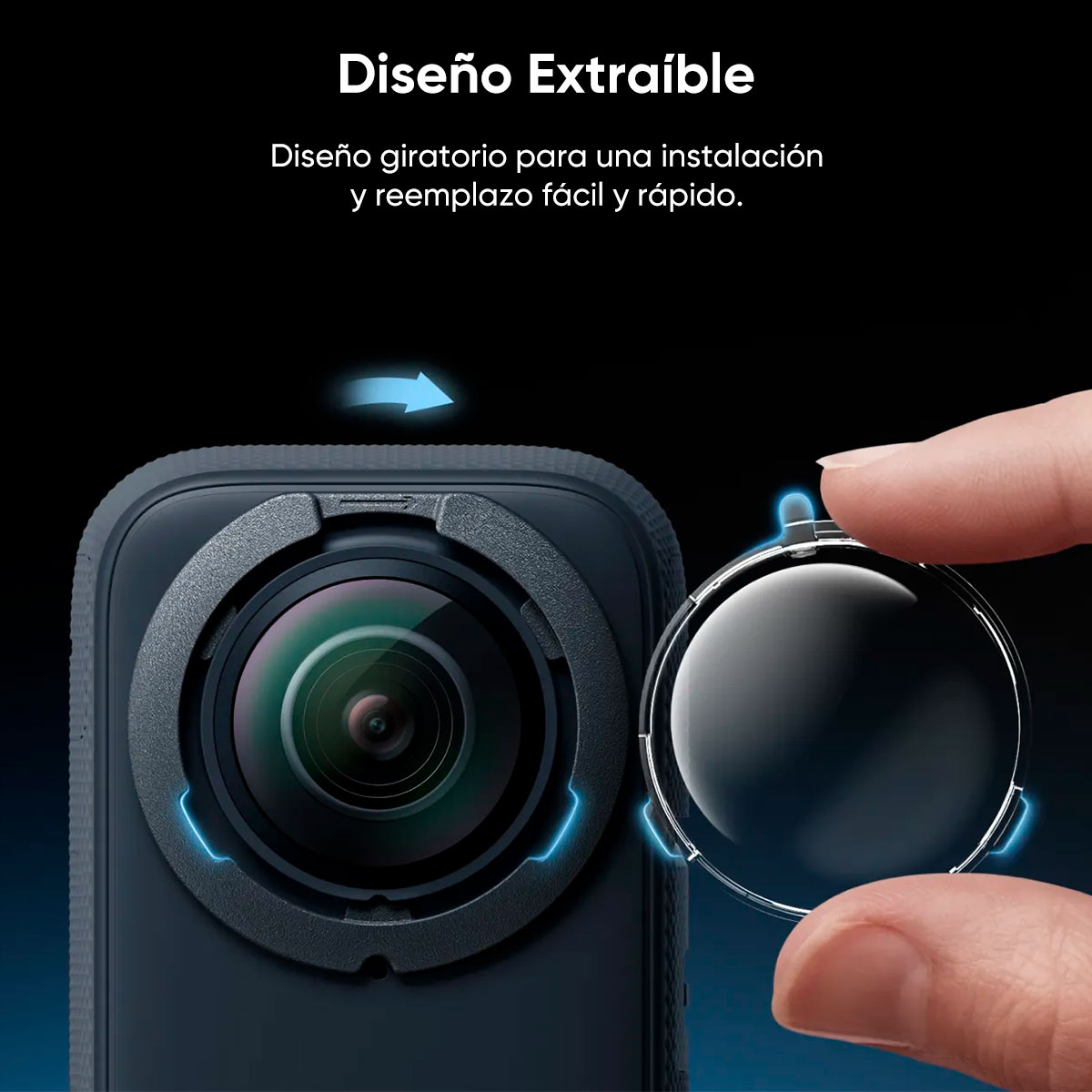 Foto 6 pulgar | Protectores de Lente Insta360 Extraíbles Estándar X3