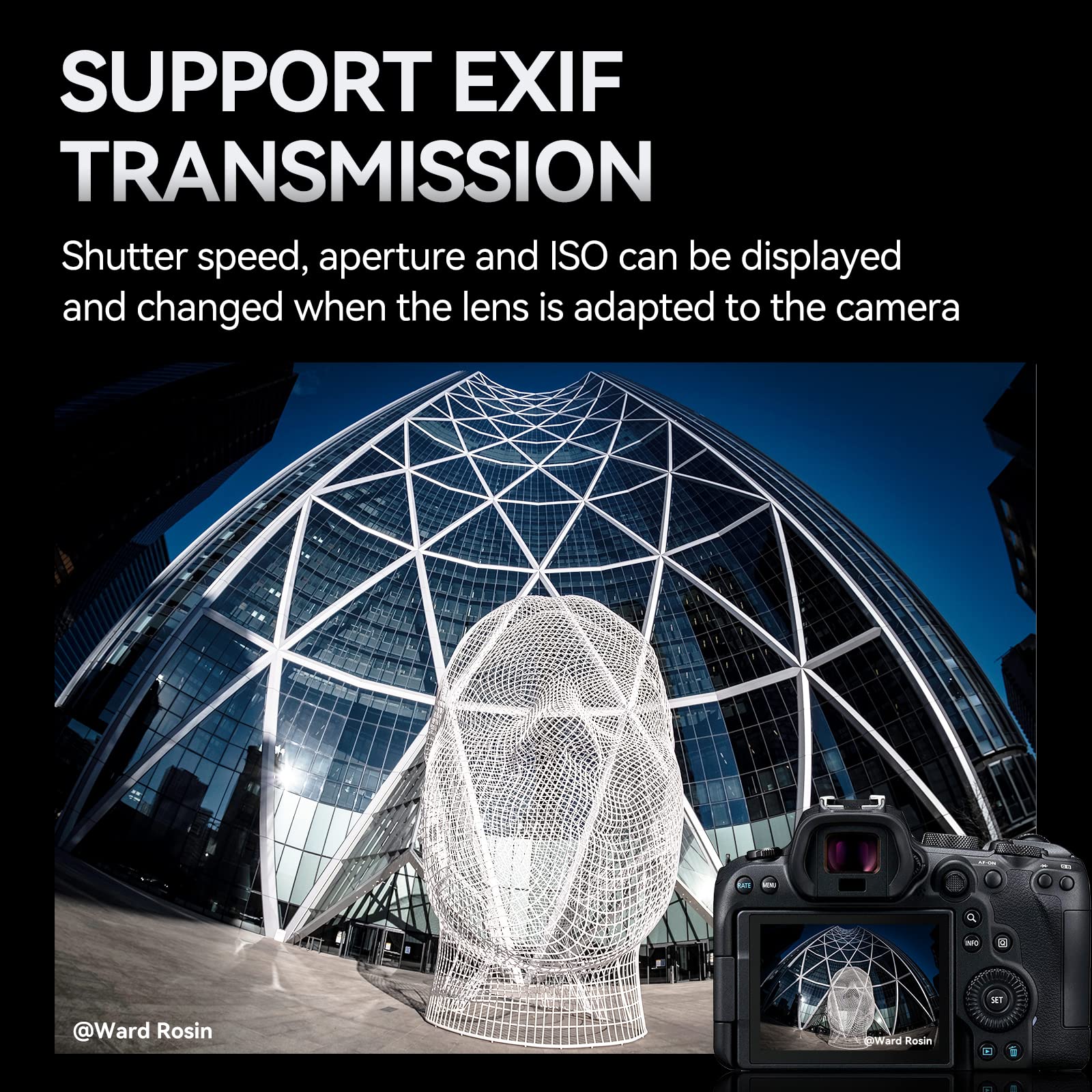 Foto 2 | Adaptador De Lente 7artisans Ef-eos R Auto-focus Para Canon Eos R - Venta Internacional.