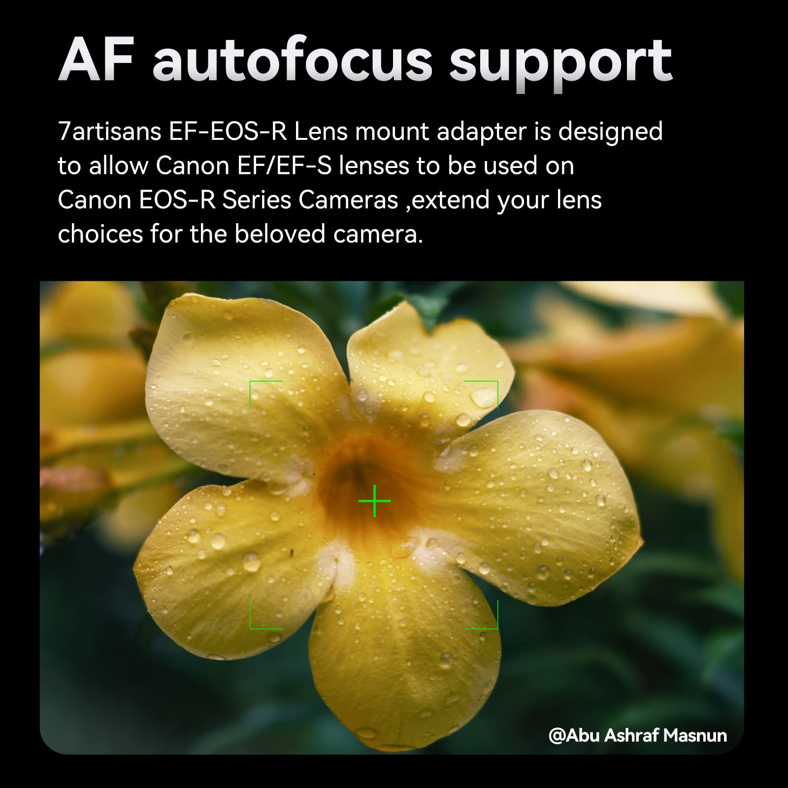 Foto 4 pulgar | Adaptador De Lente 7artisans Ef-eos R Auto-focus Para Canon Eos R - Venta Internacional.