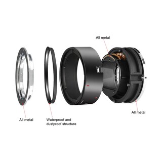 Foto 5 | Adaptador de Objetivo Meike Ef-eosr con Enfoque Automático para Canon Ef/ef-s A Eos-r - Venta Internacional