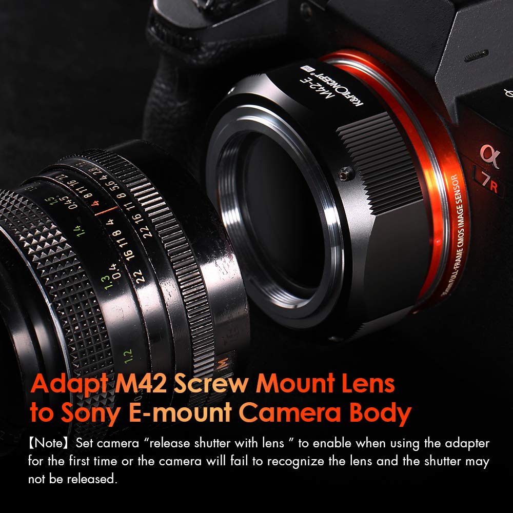 Foto 7 | Adaptador De Montura De Objetivo K&f Concept M42 Lens A Sony E-mount - Venta Internacional.