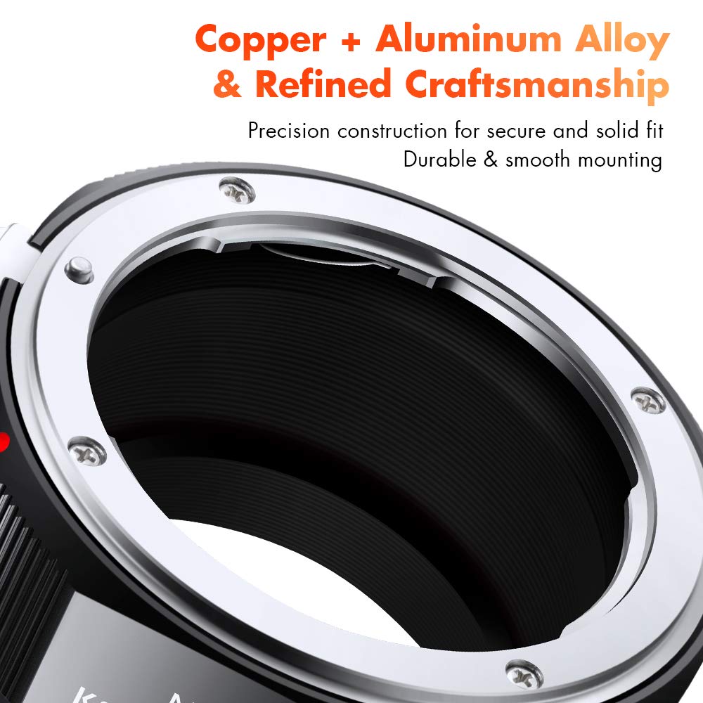 Foto 2 | Adaptador De Montura De Objetivo K&f Concept Nikon Ai Nikkor F A Sony E - Venta Internacional.