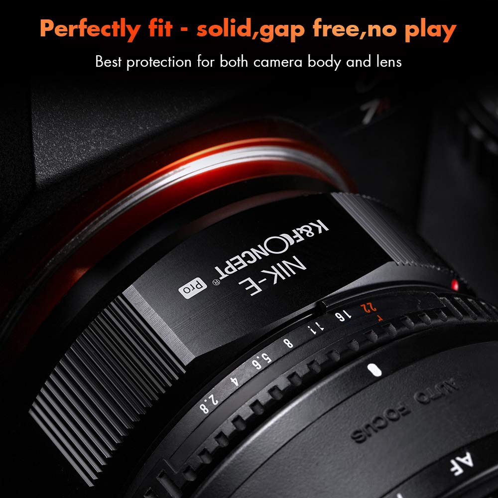 Foto 5 pulgar | Adaptador De Montura De Objetivo K&f Concept Nikon Ai Nikkor F A Sony E - Venta Internacional.