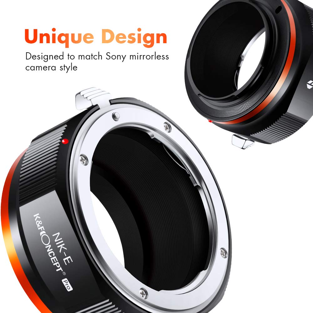 Foto 6 pulgar | Adaptador De Montura De Objetivo K&f Concept Nikon Ai Nikkor F A Sony E - Venta Internacional.