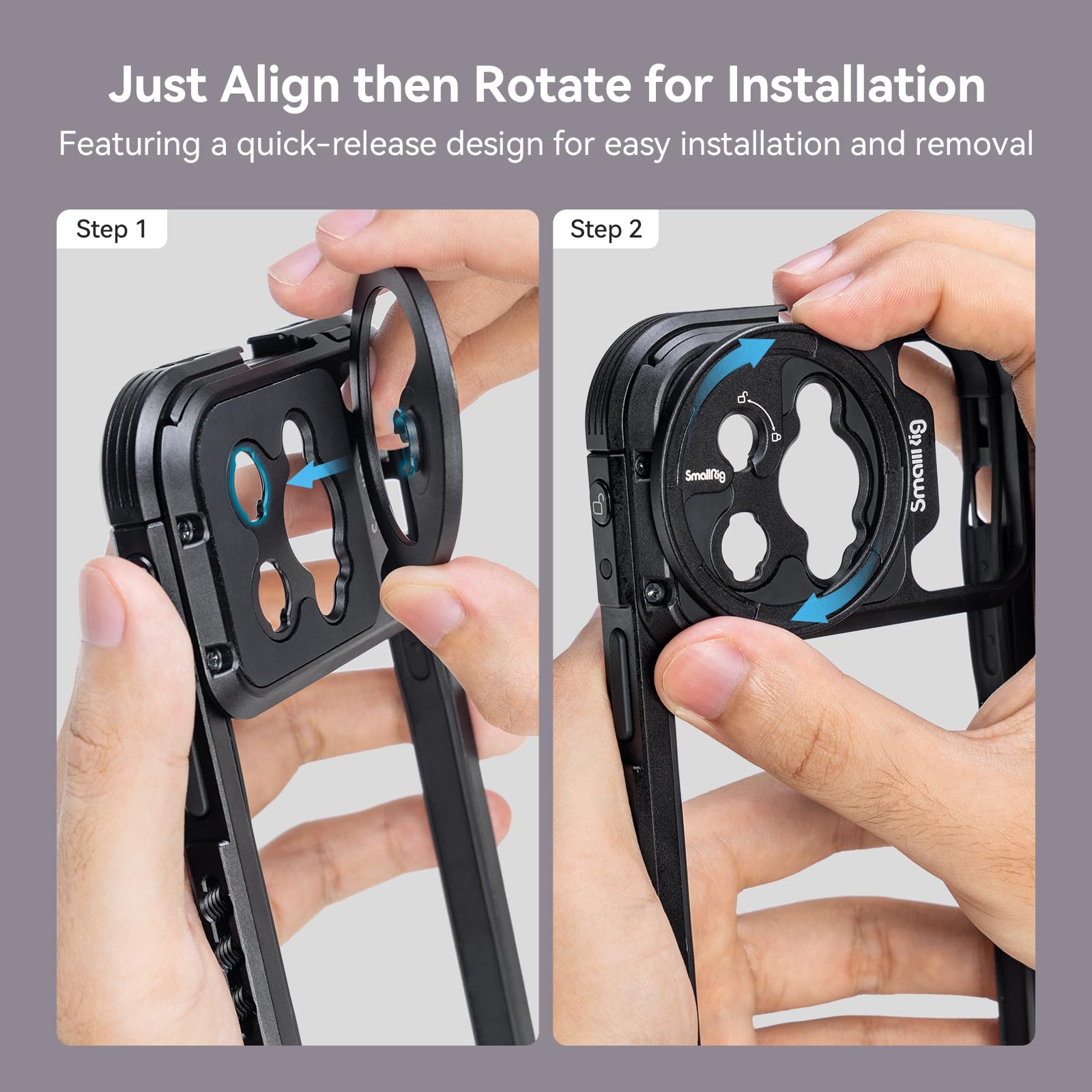 Foto 3 | Adaptador De Filtro Smallrig Magnético De 52 Mm Para Caja/funda De Teléfono - Venta Internacional.