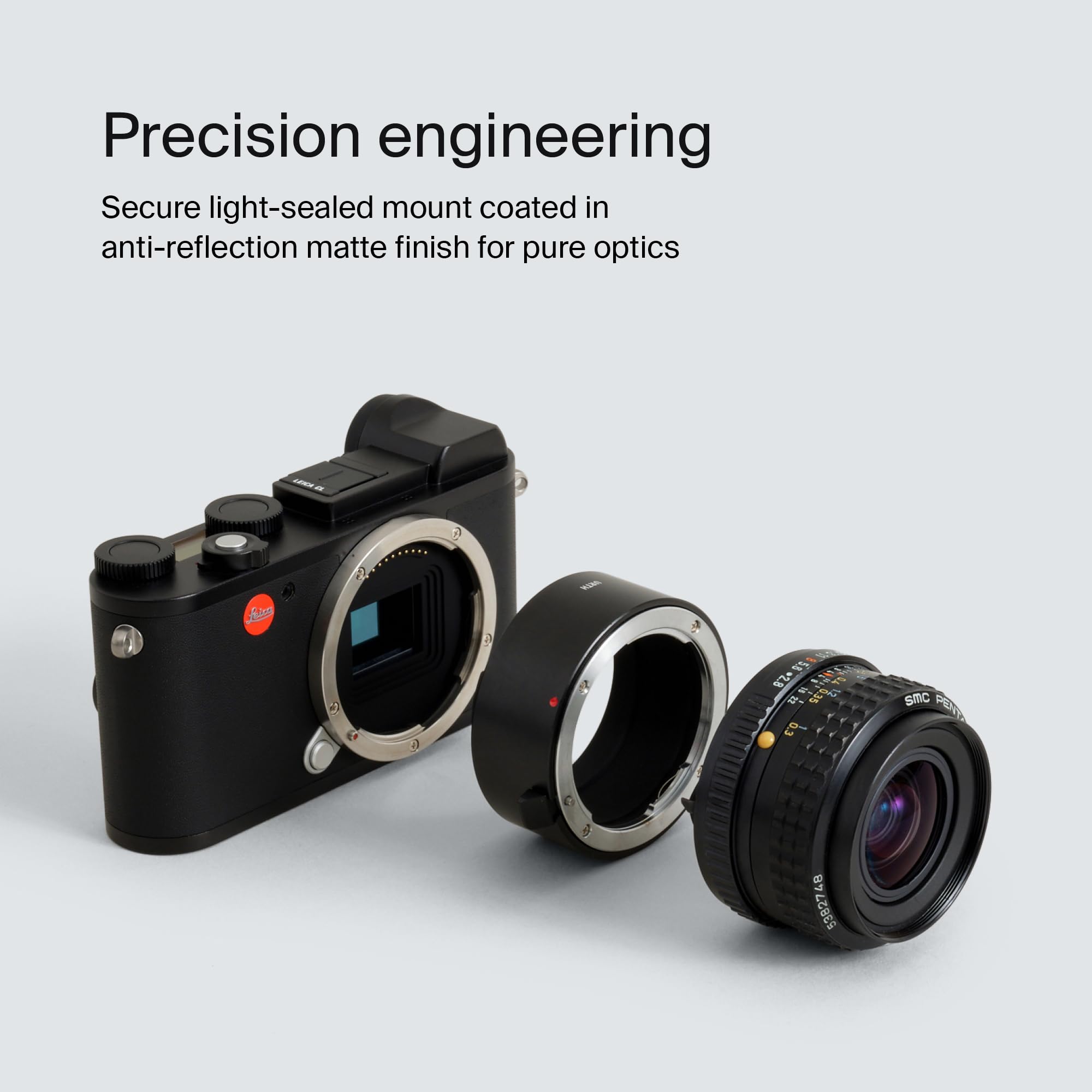 Foto 5 pulgar | Adaptador De Montura De Objetivo Urth Compatible Con Pentax K A Leica L - Venta Internacional.