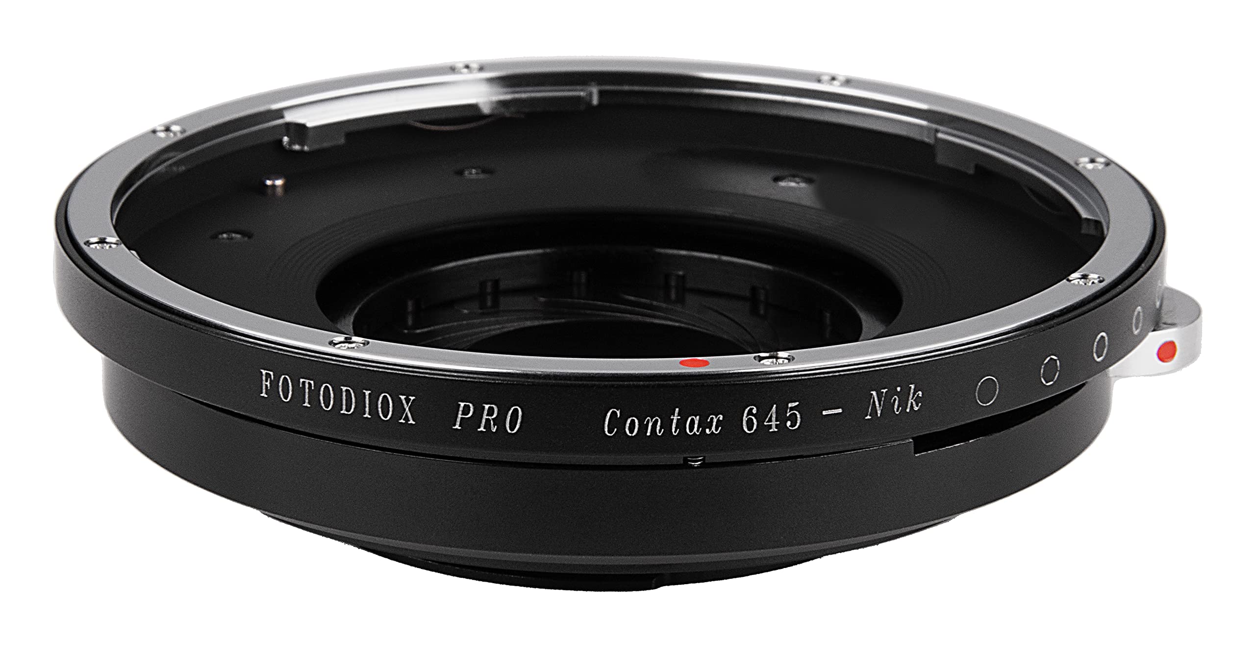 Foto 2 pulgar | Adaptador De Montura De Objetivo Fotodiox Pro Iris Contax 645 A Nikon F - Venta Internacional.