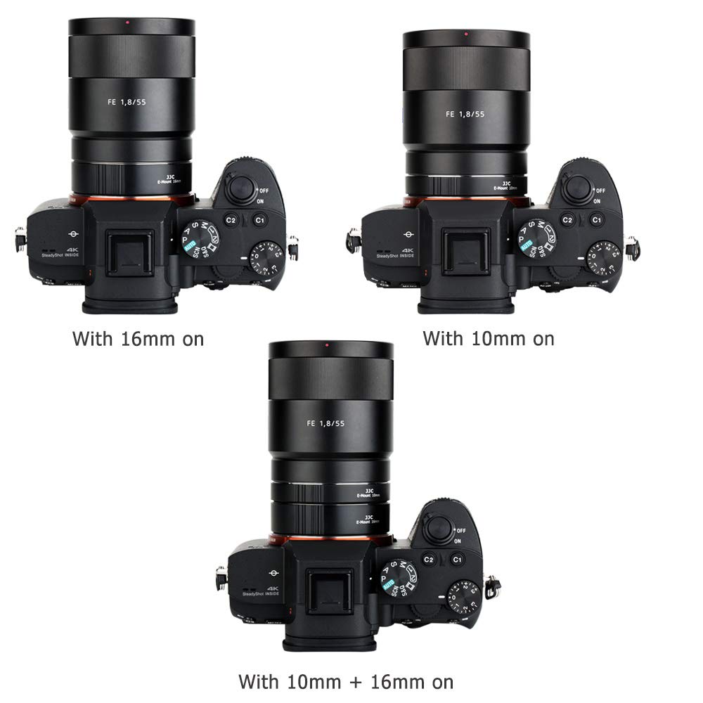 Foto 5 | Set De Tubos De Extensión Jjc Auto Focus Para Sony E Mount - Venta Internacional.