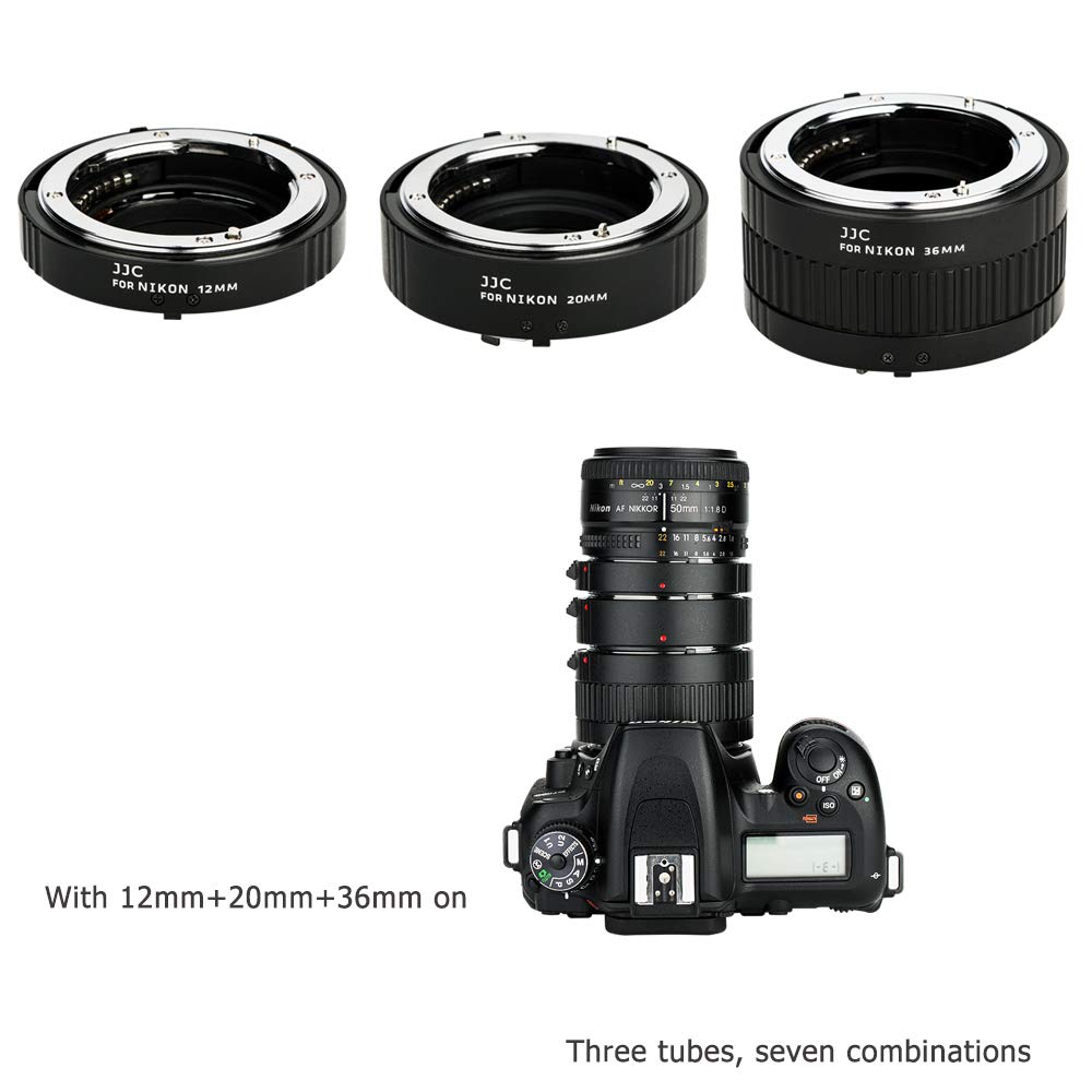 Foto 4 | Set De Tubos De Extensión Jjc Auto Focus Macro Para Montura Nikon F - Venta Internacional.