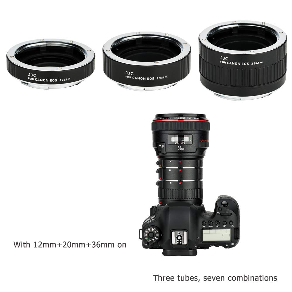 Foto 5 pulgar | Set De Tubos De Extensión De Enfoque Automático Jjc Para Canon Eos Con 90d 80d - Venta Internacional.