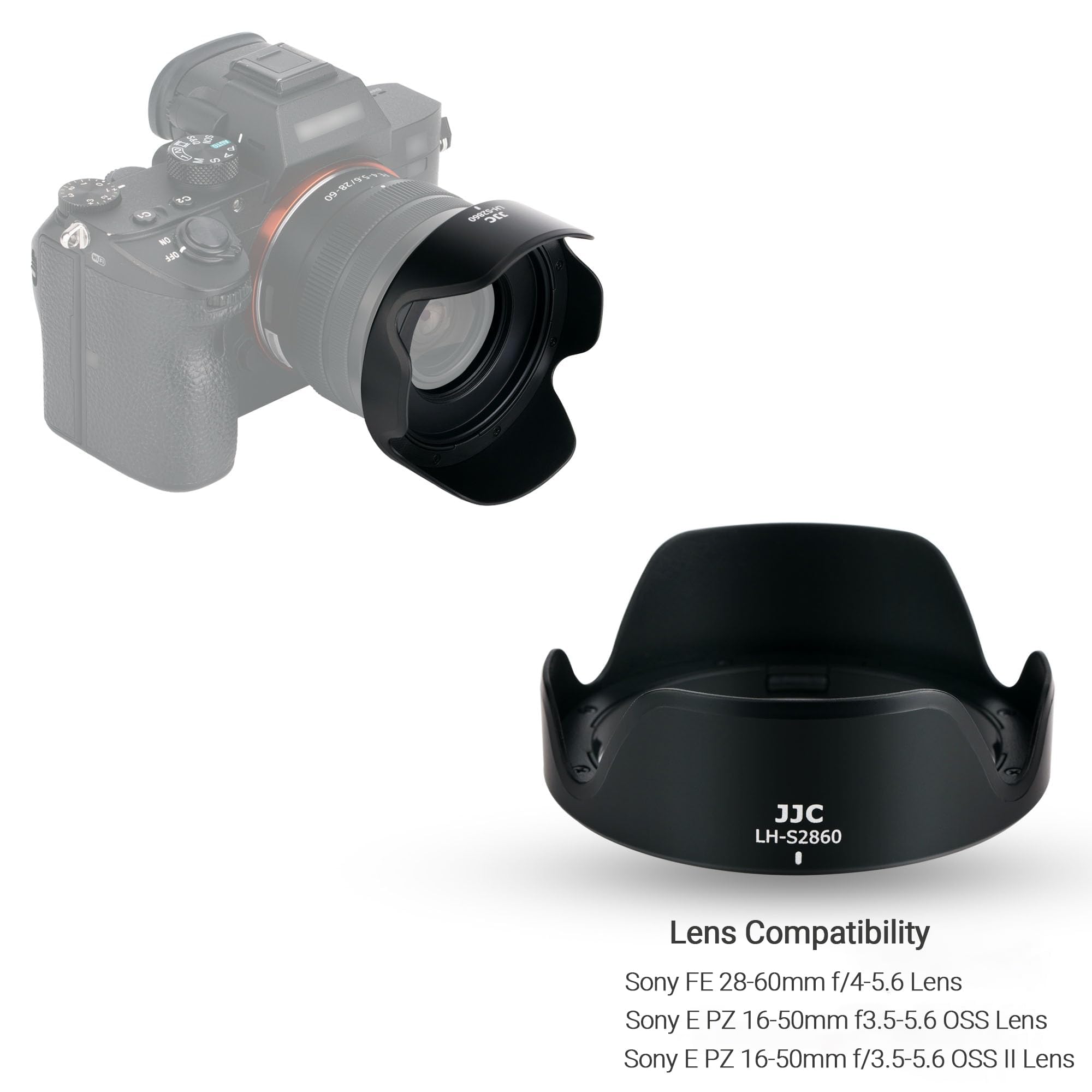 Foto 4 pulgar | Parasol De Objetivo Jjc Lh-s2850 Para Sony Fe 28-60 Mm F/4-5.6 Y 16-50 Mm - Venta Internacional.