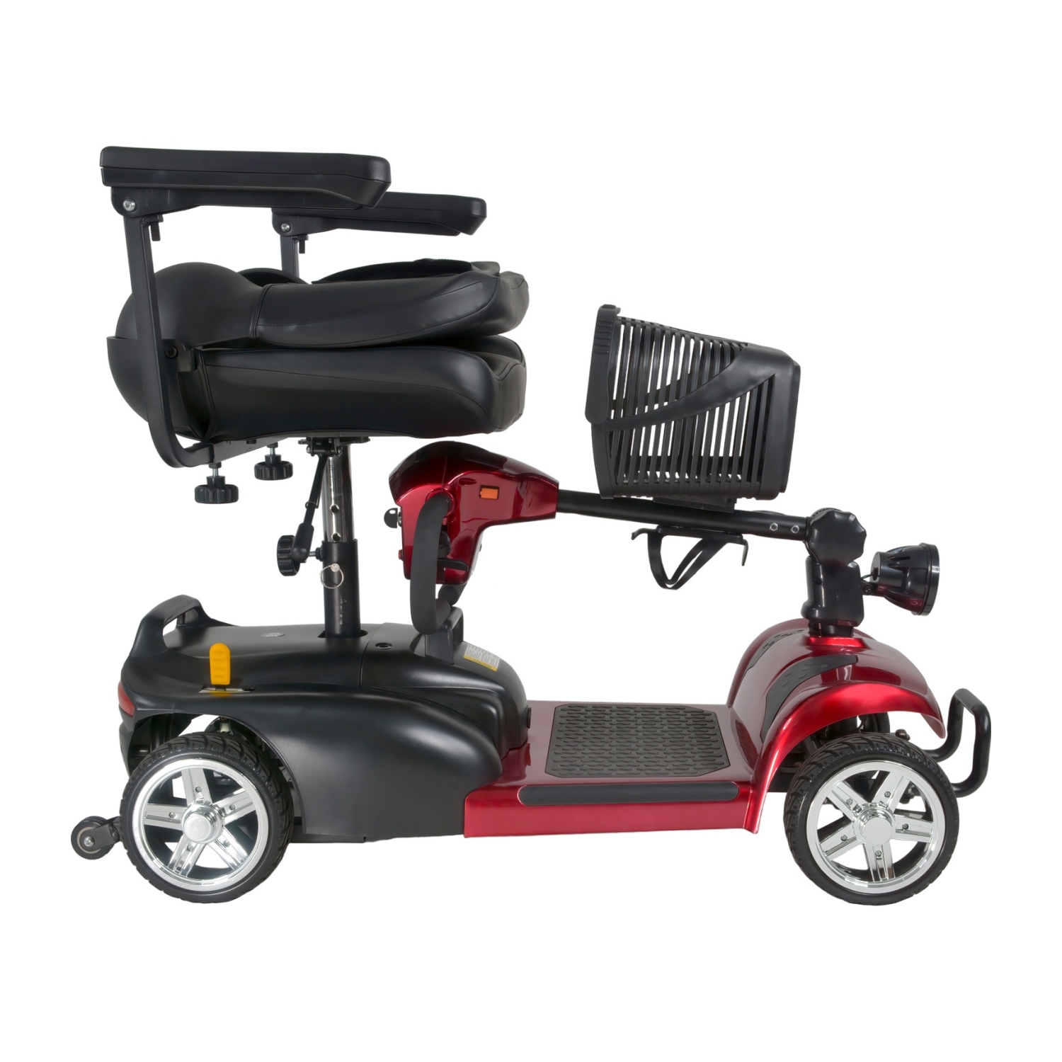 Foto 7 pulgar | Silla Ruedas Electrica Scooter Recargable Luz Led Plegable Rojo Nanofort