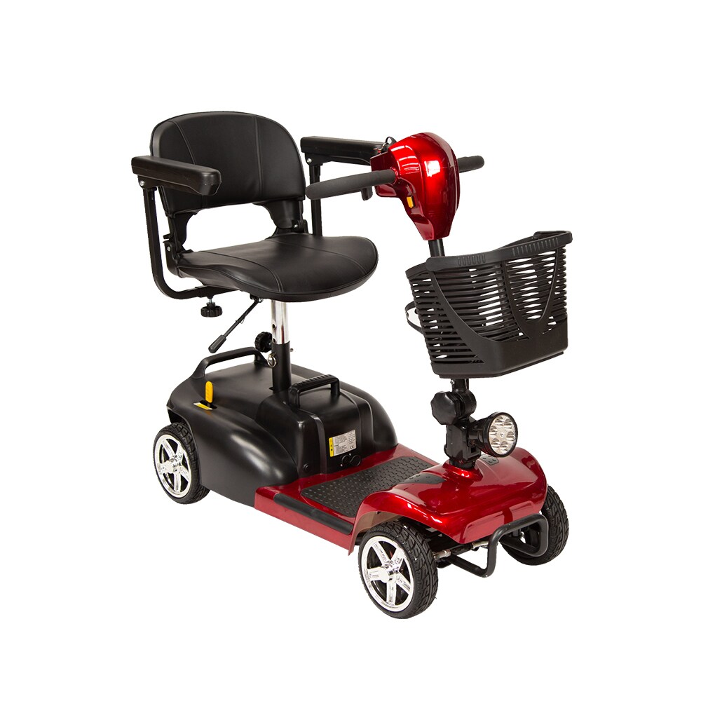 Silla De Ruedas Scooter De Lujo 4 Ruedas | Respaldo Abatible, Descansabrazos Ajustables Y Abatibles $22,499