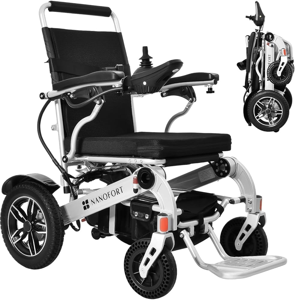Foto 2 pulgar | Silla de Ruedas Eléctrica Nanofort  Plegable 5 Velocidades