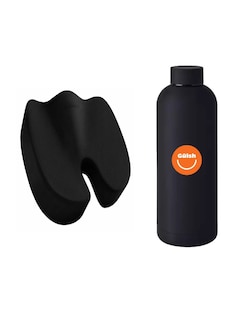 Foto 1 | Cojín Ortopédico Para Silla Asiento Auto + Termo De Agua De Regalo Güish
