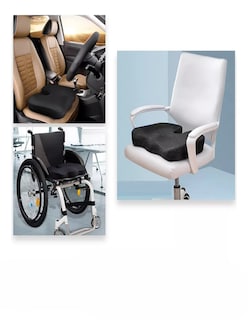 Foto 4 | Cojín Ortopédico Para Silla Asiento Auto + Termo De Agua De Regalo Güish