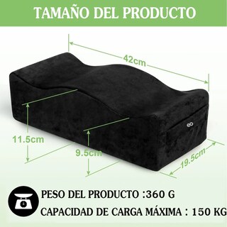 Foto 4 | Cojin Post-operatorio Aumento De Glúteos Almohada Eo Safe Imports Esi-20072 Negro