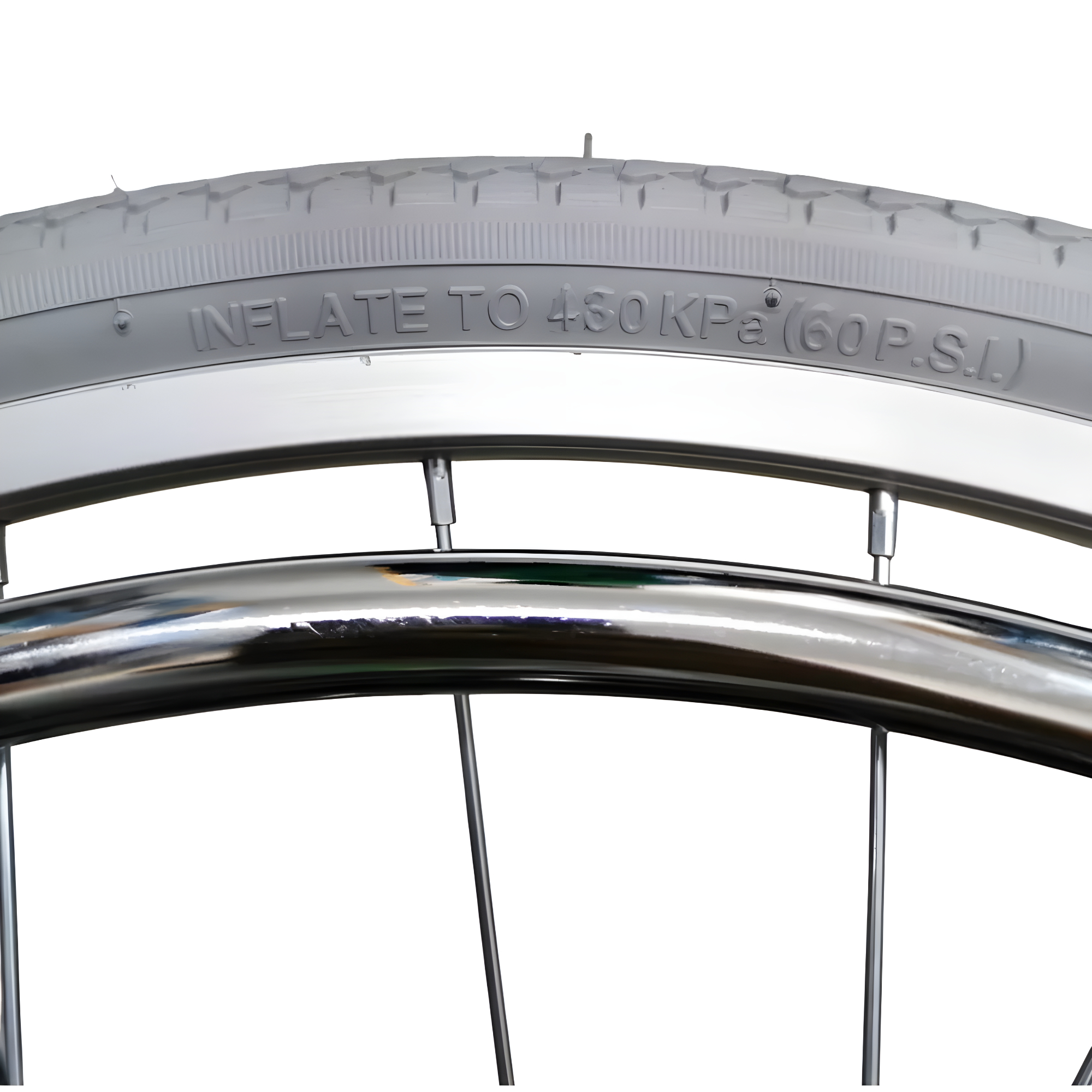 Foto 5 | Llanta Semineumática para Silla de Ruedas SC Super Confort 24x1 3/8 con Rin de Rayos Aluminio